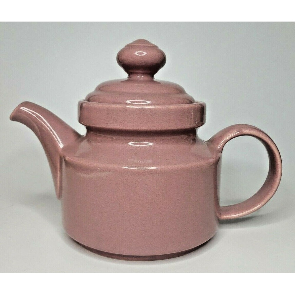 Vintage Waechtersbach Old Rose Mauve Pink Teapot Ceramic 5 Cup Spain U29